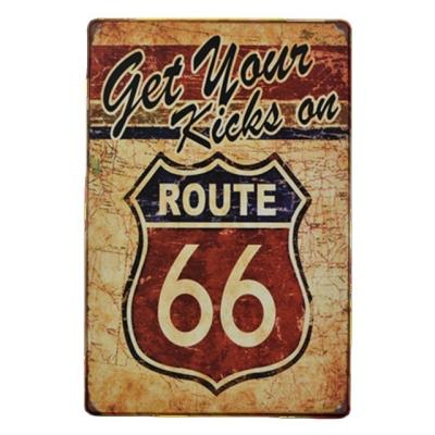 China World Retro Metal Tin Signs Plate Vintage Cycle Poster Personalized Vintage Metal Signs Retro Metal Signs Vintage for sale