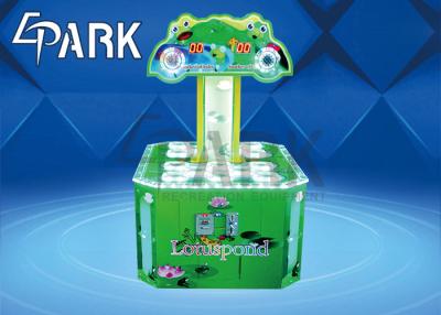 China Double Players Hitting Frog Arcade Coin Machine / Redemption Game Machine for sale