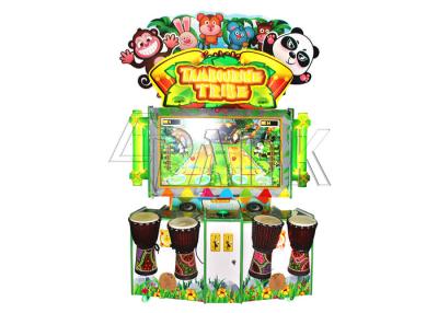 China Cute Amusement Game Machines / Tambourine Tribe Child - Parents Interactive Hit Drum Game Machine for sale