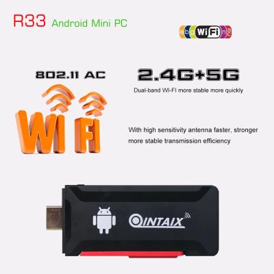 China RK3328 Quad Core Mini Pc Android Dual Core 2gb ram 16gb rom r33 tv dongle for sale