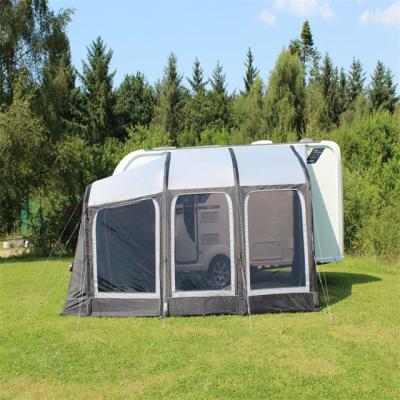 China Extended Type 4-5 Person Tent Luxury Waterproof Portable Pump Glamping Inflatable Outdoor Air Duct Car for Canopy Camping Sunroof Tent for sale