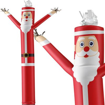 China Newest Size Quality Snowman Monkey Cowboy Balloon Flower Doll Mini Wind Turbine Advertising For Sale Inflatable Blower Sky Air Dancer for sale