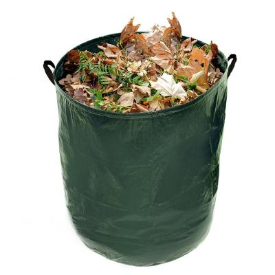 China Garden Accessories Reusable Folding Raincoats Recycle Garden Waste Leaf Bag for sale