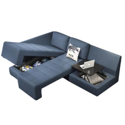 China Wholesale Foldable Multifunctional Corner Sectional Folding Modern Design Living Room Sofa Bed for sale