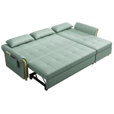 China Cheap price foldable Conner Folding Multifunction 1 living room set Sofa Cum Bed Wooden Folding modern for sale