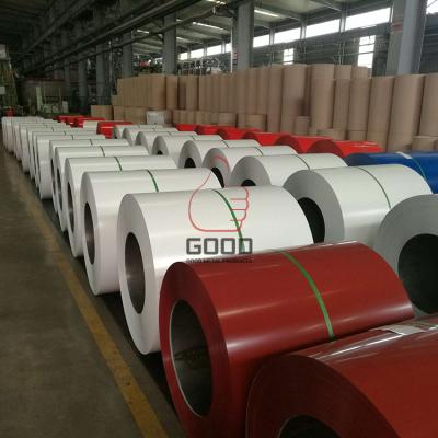 China Prep PE PVDF Pipes Thickness 0.4mm Coated PPGI PPGL Steel Coil for sale