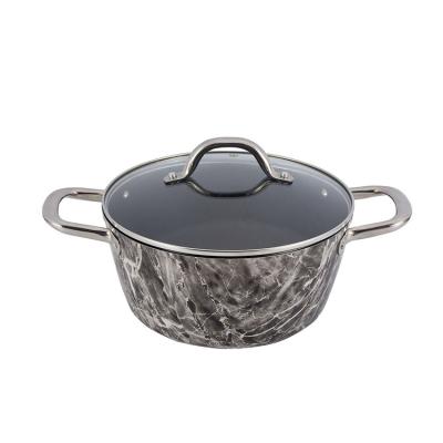 China Sustainable outdoor SHENZHAN OEM model is customized forged aluminum cookware soup pot with high quality for sale