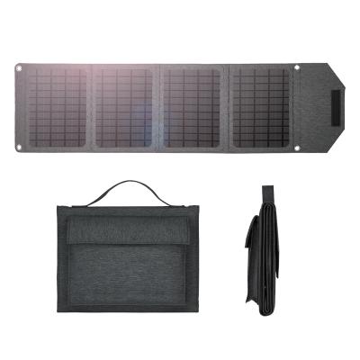 China Portable Commercial/Boat/Car/Camping 5V 24W 5 Times Camouflage Folding Collapsible Solar Panels For Camping for sale