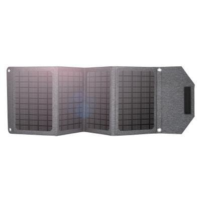 China Commercial/Boat/Car/Times 24W 5 Monocrystalline Portable Camping Solar Panel Camouflage Collapsible Folding Solar Panels Kit for sale