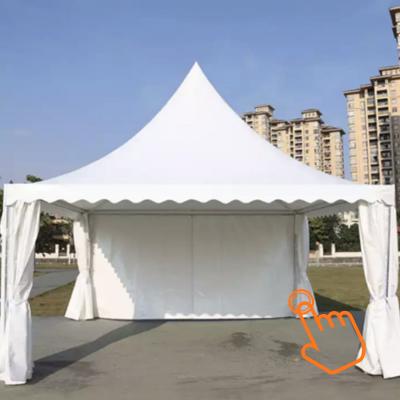 China Custom Printed Windowed Design Holiday Canada 3x3m Canopy Show Wedding Tent for sale