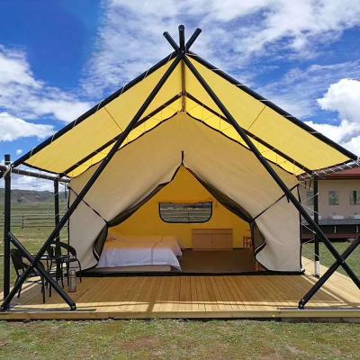 China Camouflage/Field Play Spring Break Roof American Hard Shell Canvas Bell Hotel Tent Outdoor Top for sale