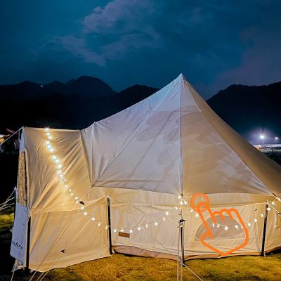 China Camouflage Game / Field Indian Vacation 4*4m Canada Large Canvas Yurt Boat Hotel Tent for sale