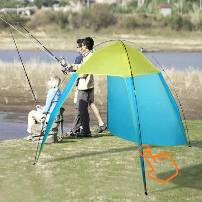 China Amazon Bestselling Outdoor Beach Canopy Tent Sun Shade Diagonal Tying Type Umbrella for sale