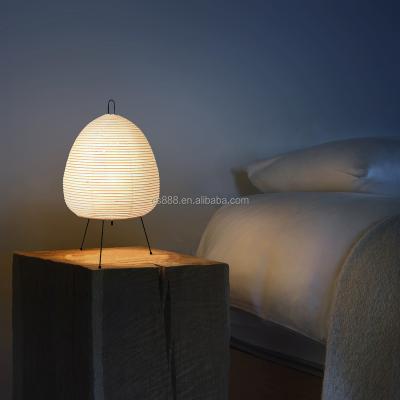 China CHUSE Modern Japanese Modern Paper Table Light Lamp Desk Lamp for Home Decor Paper Lanterns for sale