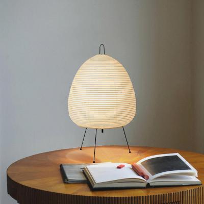 China Foctary style rice paper lampshade decorations desk light Nordic modern Japanese wholesale modern decor for living romm for sale