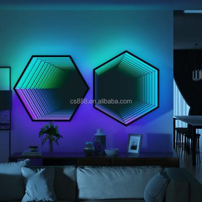 China New Design Modern Wall Lamp APP RGB Contral Smart Light For Bedroom for sale