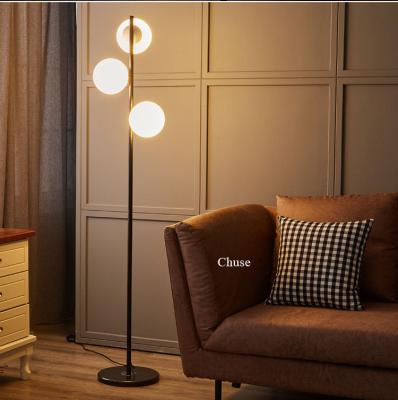 China CHUSE Modern Simple Nordic Led Floor Lamp Warm Light Corner Standing Floor Lamp for sale