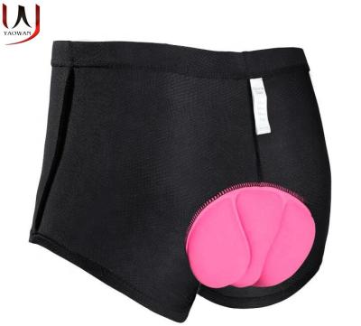 China Factory Wholesale Breathable Quick Dry Women Cycling Underwear Shorts Women's 3D Padded Bicycle Cycling Underwear for sale