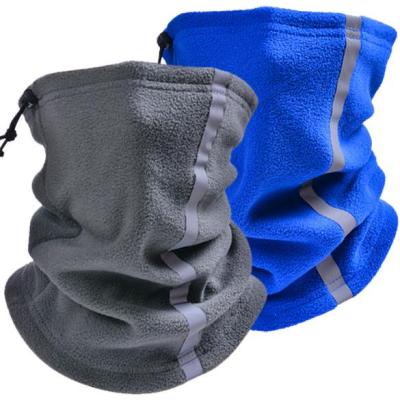 China Factory Wholesale Fashion Fleece Reflective Soft Neck Cuff Warmer Bandana For Cold Weather Winter Neck Outdoor Cycling Warmer for sale