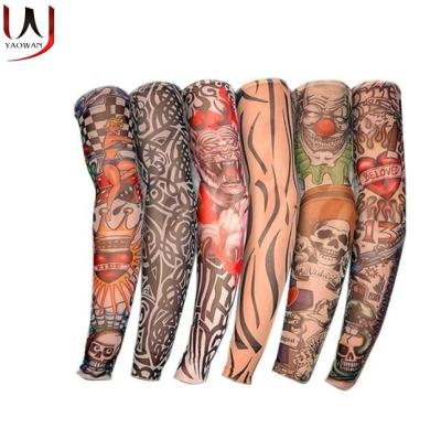 China Wholesale Men Women Fashion Nylon Tattoo Sleeves Body Art/Seamless Body Working/Recycler Art Arm Sleeves Store Tattoo Arm Recycler Sleeves for sale