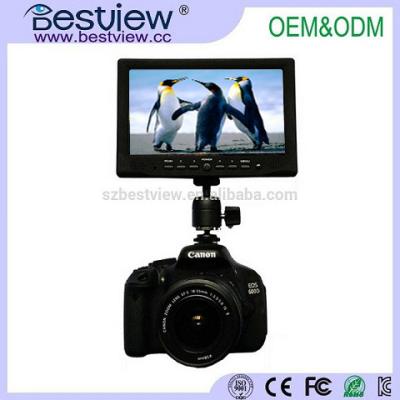 China 7 inch Broadcasting monitor with LCD panel camera field Monitor for sale