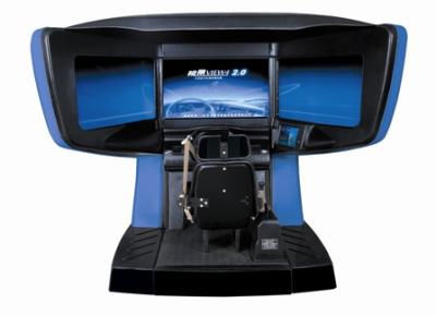 China 180 Degree interactive driving simulator , 3d drive simulator for sale