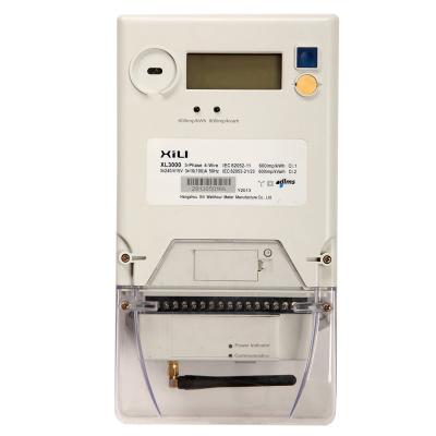 China Commercial / Industrial Reactive 3 phase energy meter , KWH Meters with LCD display for sale