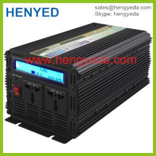 China DC al inversor de corriente 12v de la Sistema Solar 2000w de la CA a la exhibición de 220v LCD en venta