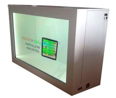 China HD Indoor 3G transparent lcd panel Window For Exhibition Wide viewing angel for sale