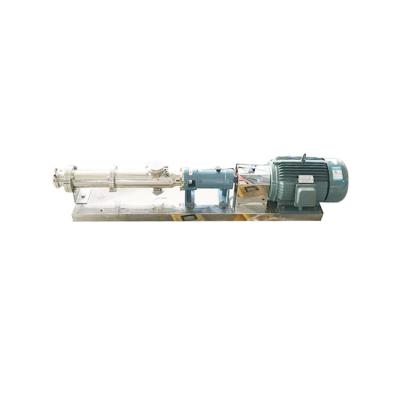 China Developing world water solutions food grade stainless steel mono screw pump/mud pump/dual single screw pump for sale