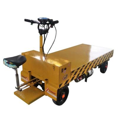 China Hydraulic transport cargo platform forklift for warehouse cargo transport lifting trolley for sale