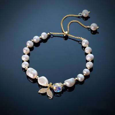 China 2022 New Romantic Women's Niche Design Jewelry Pearl Bracelet for sale