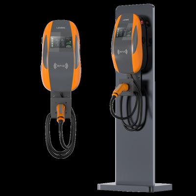 China Wall Mounted Ev Charging Stations 7kw 11kw 22kw Smart Ev Fast Charger 32a Type - 2 Wallbox For Home Electric Vehicle Ev Charger LSEVC-07-10222 for sale