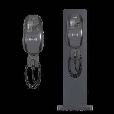 China Wall Mounted Ev Charging Stations 7kw 11kw 22kw Smart Ev Fast Charger 32a Type - 2 Wallbox For Home Electric Vehicle Ev Charger LS-EVC-22-10222 for sale