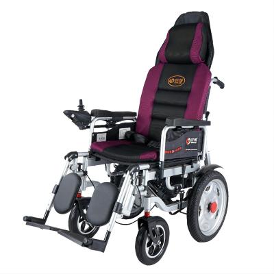 China Folding Scooter Steel Foldable Handcycle Handcycle Chair Motor Electric Wheelchair For Disabled for sale