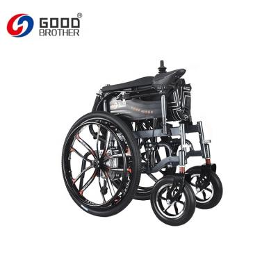 China HG-W660B Lightweight PU 250w double motor electric folding handcycle wheelchair for sale