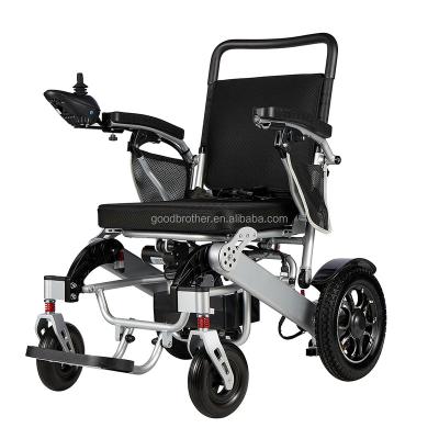 China Wholesale Easy Operation Automatic Folding Aluminum Frame Lithium Battery Electric Wheelchair Scooter For Older for sale