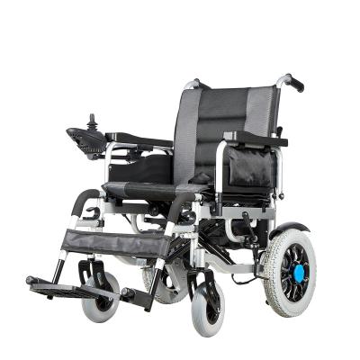 China Hot Selling High Quality Double 250w High Tensile Steel Pipe Motor 12 Inch Wheel Aluminum Battery Detachable Electric Wheelchair For Adults for sale