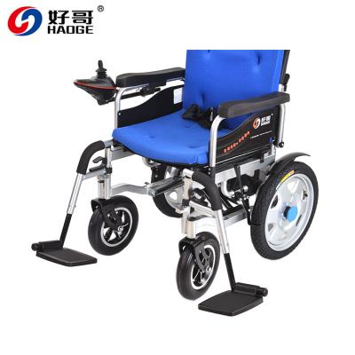 China Easy Power Operation Steel Wheelchair Wholesale Cheap Prices Foldable Wheelchair for sale