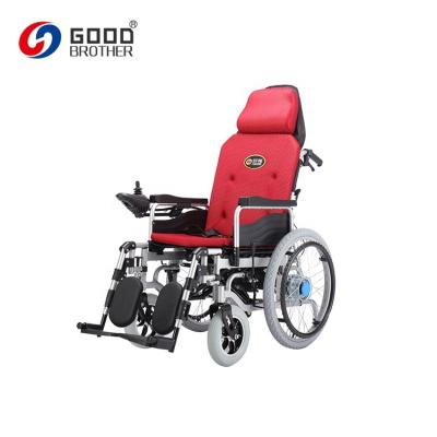 China HG-W660Q Portable Rubber Wheel All Terrain Light Weight Electric Power Aluminum Portable Wheelchair for sale