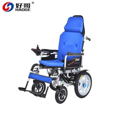 China Fast Folding PU Wheel HG-W680A Light Weight Electric Wheelchair For Disabled for sale