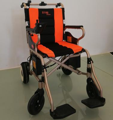 China HG-N630 Price 20kgs Hub Frame Lightweight Aluminum Motor Rubber Folding Wheel Electric Wheelchair for sale