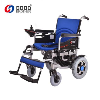 China HG-N560 Rubber Wheel Traveling Electronic Braking System Folding Electric Power Wheelchair for sale