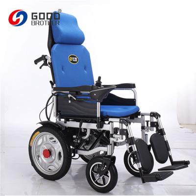 China HG-W680Q Wheel Power Rubber Strong Folding Selling European Style Electric Wheelchair for sale