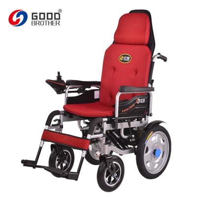 China Fully Liar Comfortable Wheel HG-W680Q Motor 250w Double Folding Electric Wheelchair 24V PU for sale