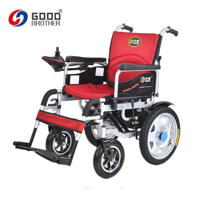 China HG-W680 Rubber Wheel Simple Style Electric Folding Electric Motor Smart Controller Wheelchair for sale