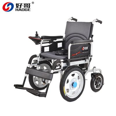 China HG-N580 Portable Rubber Wheel Large Front Wheel Can Overcome Obstacles Electric Wheelchair For Disabled for sale