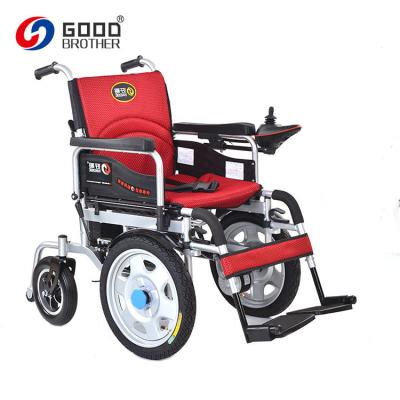 China HG-N580 Big Wheel Good Quality Rubber Front Wheel Smart Folding Electric Wheelchair for sale