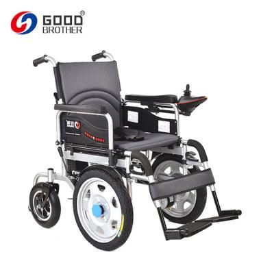 China HG-N580 Rubber Wheel Folding Excellent Disabilities Big Front Wheel Electric Wheelchair for sale