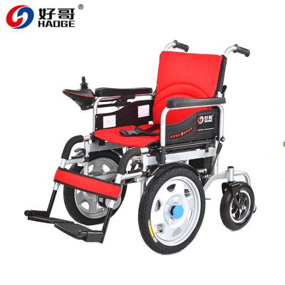 China HG-N580 Flexible Rubber Wheel Ultra Light Off-Road Electric Wheelchair Good Capacity for sale